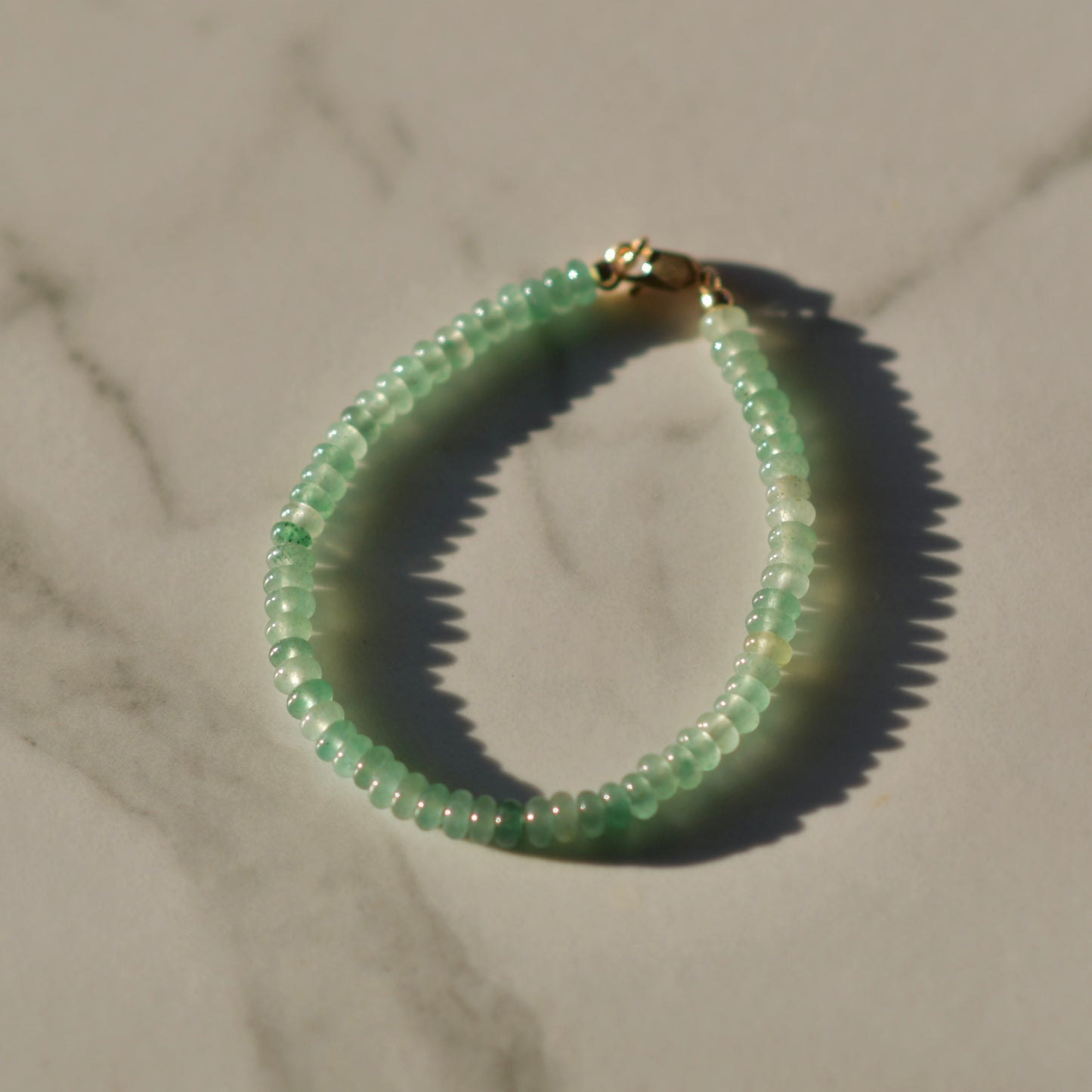 Rondelle Gemstone Beaded Bracelet/Anklet