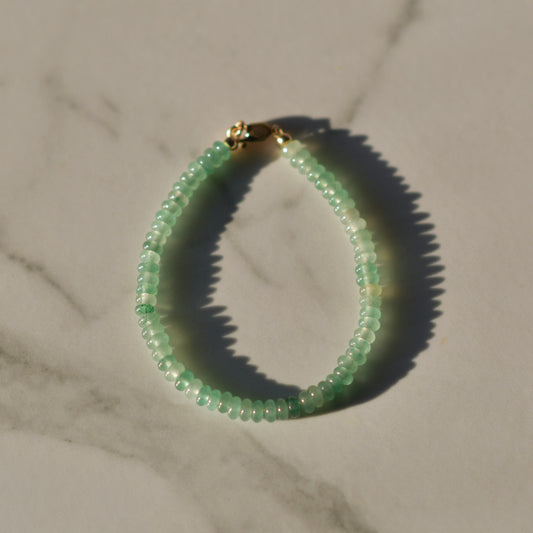 Rondelle Gemstone Beaded Bracelet/Anklet