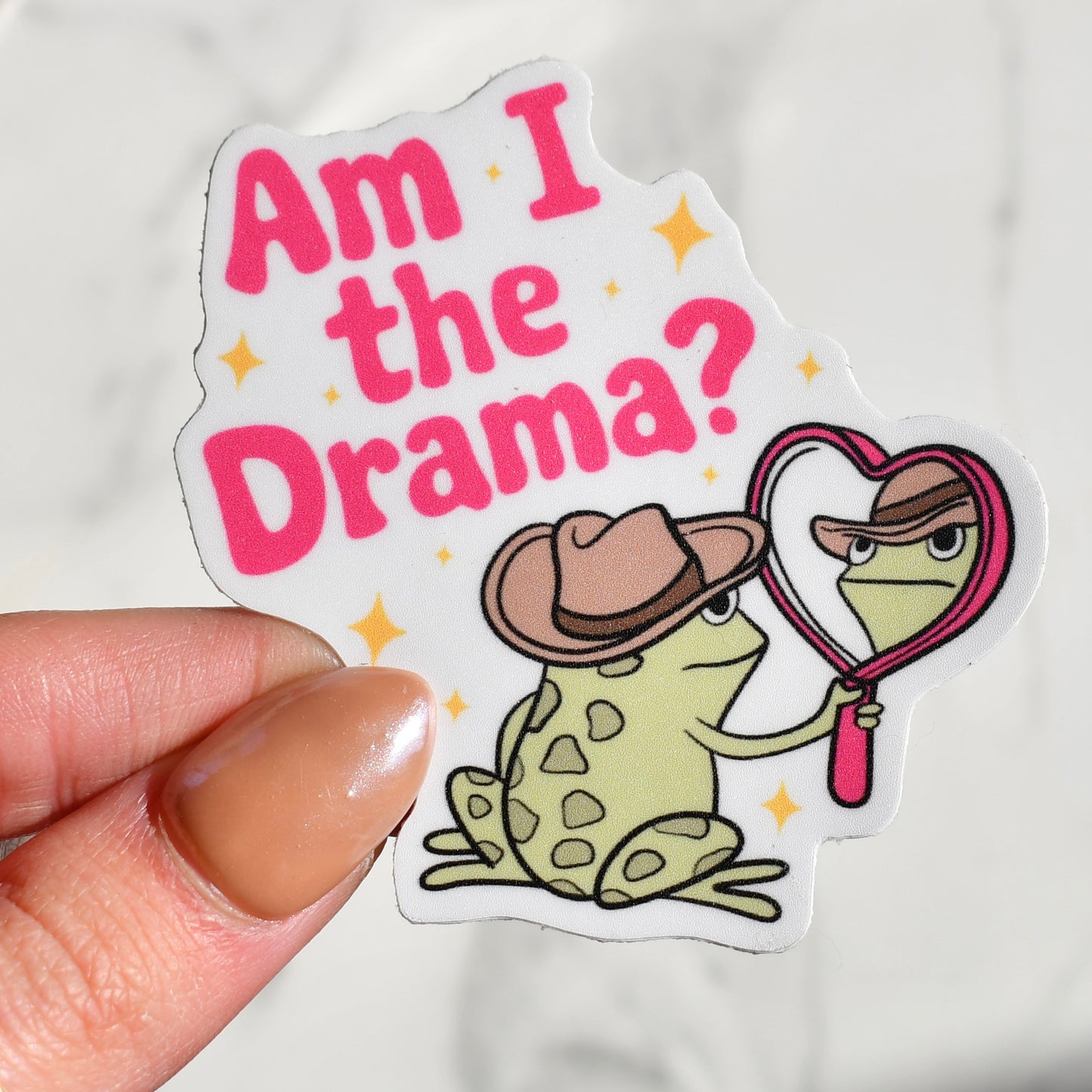 Am I The Drama Sticker