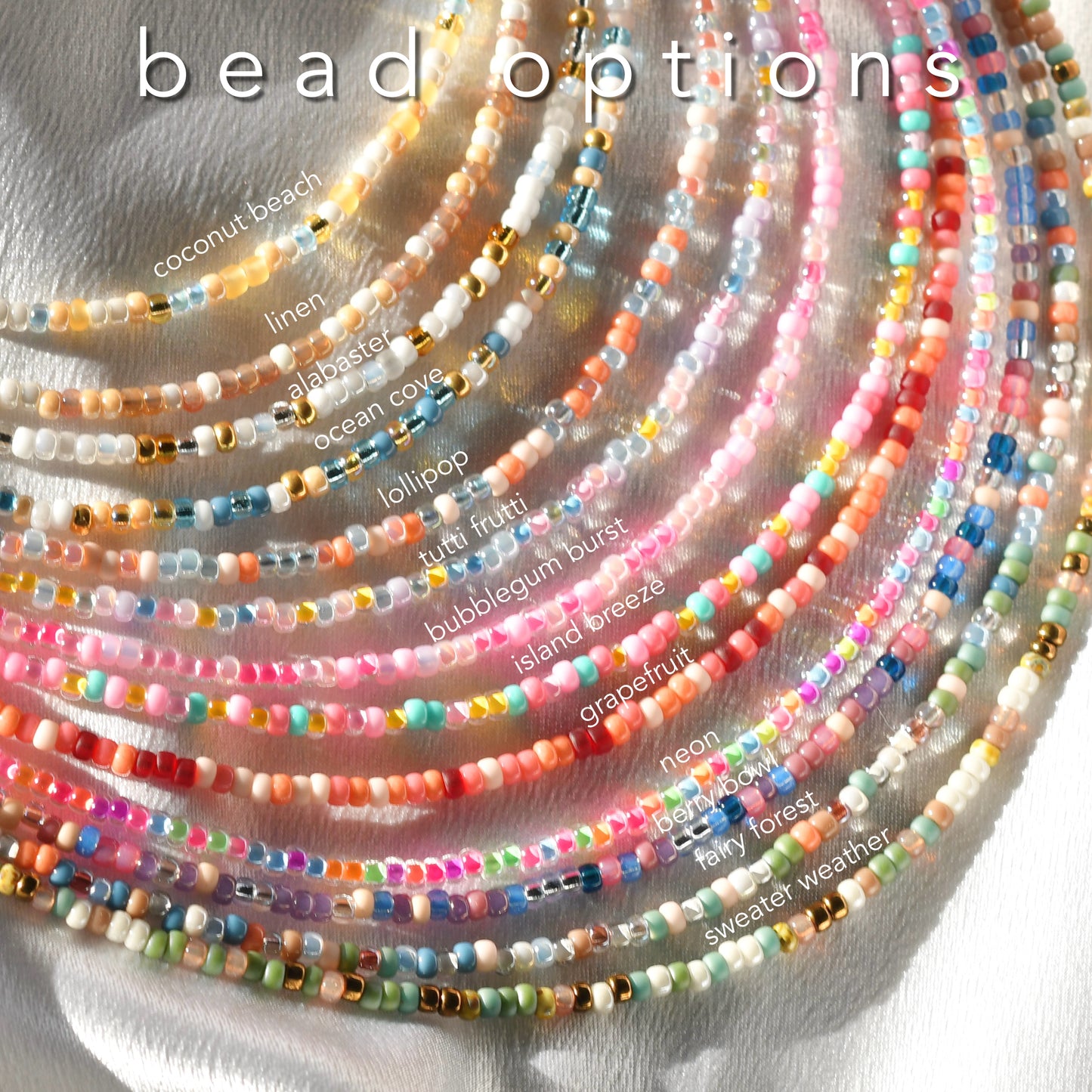 Dainty Seed Bead Necklace