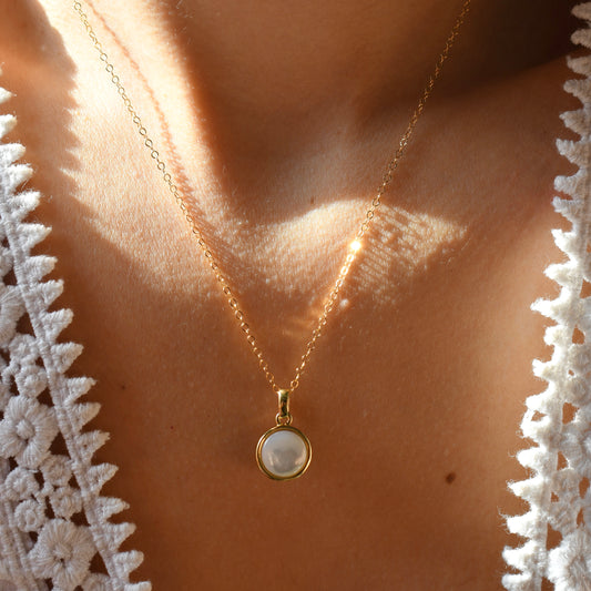 Round Pearl Necklace