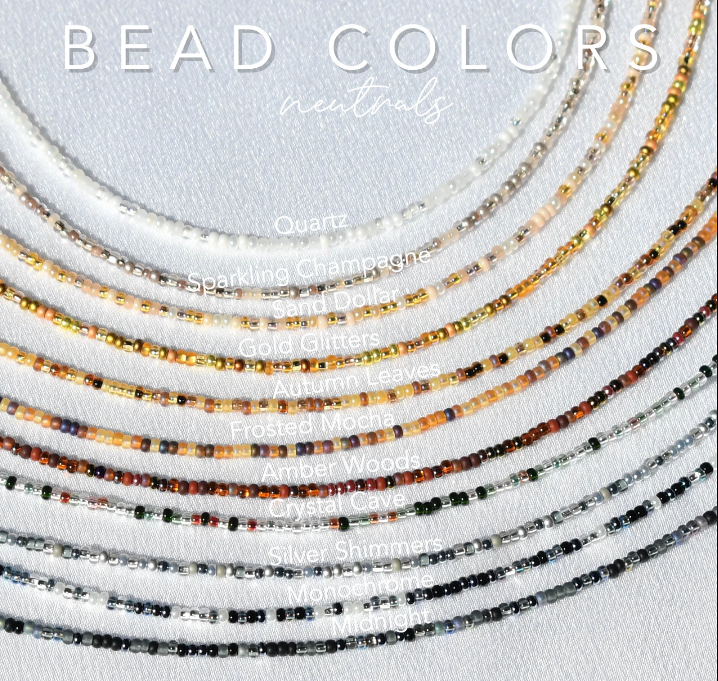 Pearl Accent Tiny Seed Bead Necklace