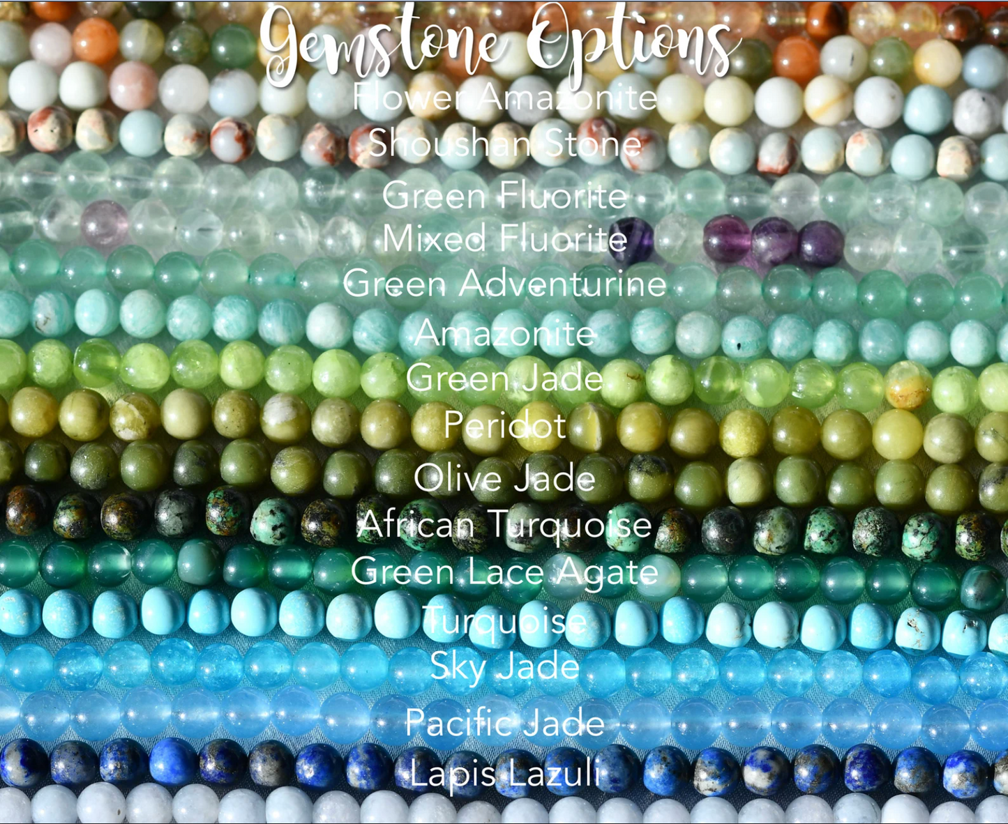 Beaded Gemstone Bracelet/Anklet