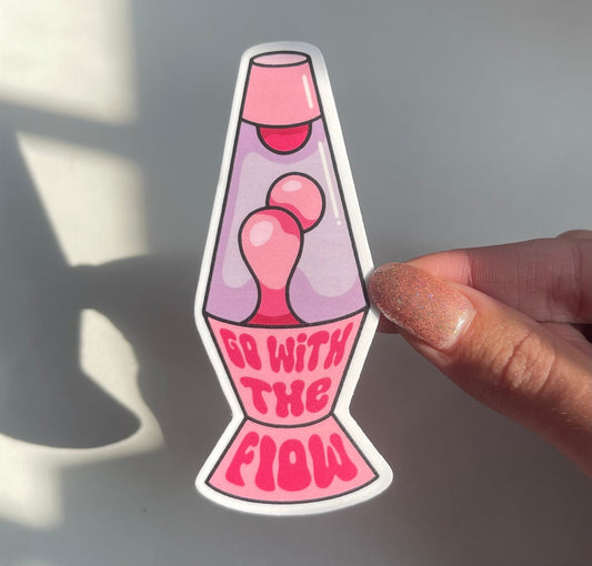 Go With the Flow Sticker