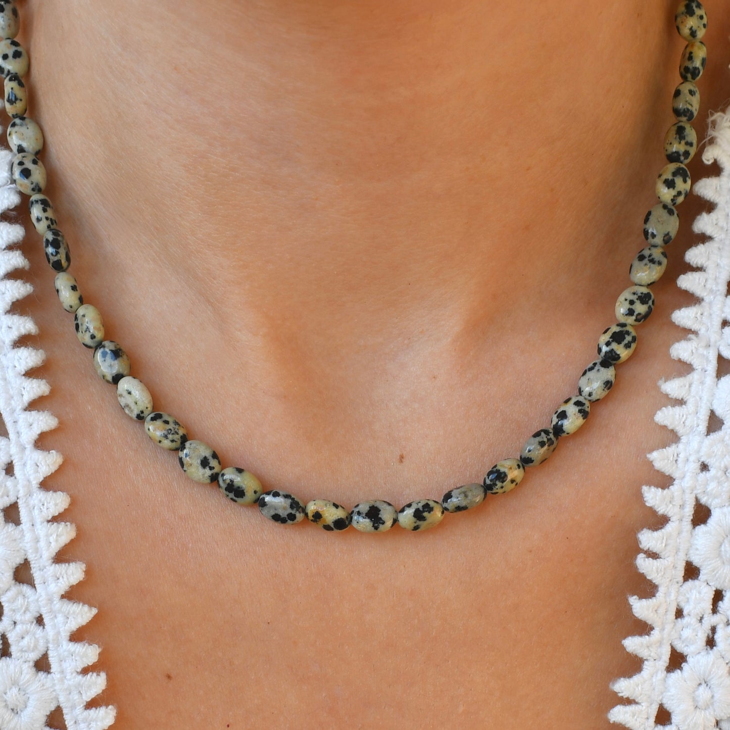 Pebble Gemstone Necklace