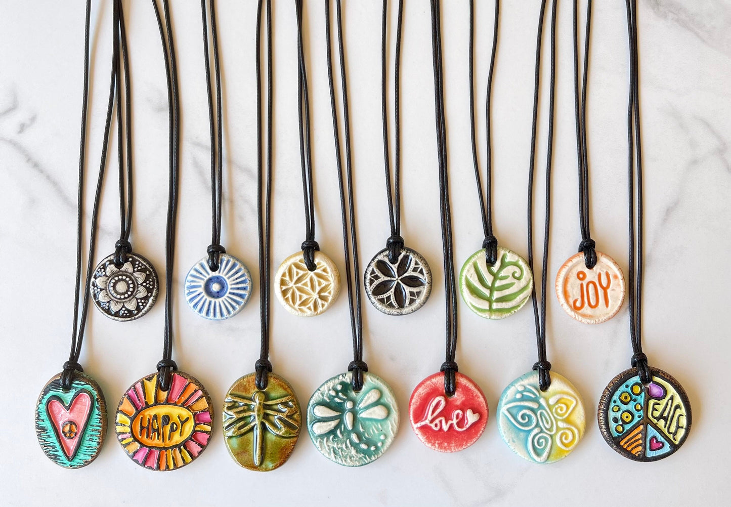 Clay Charm Necklaces