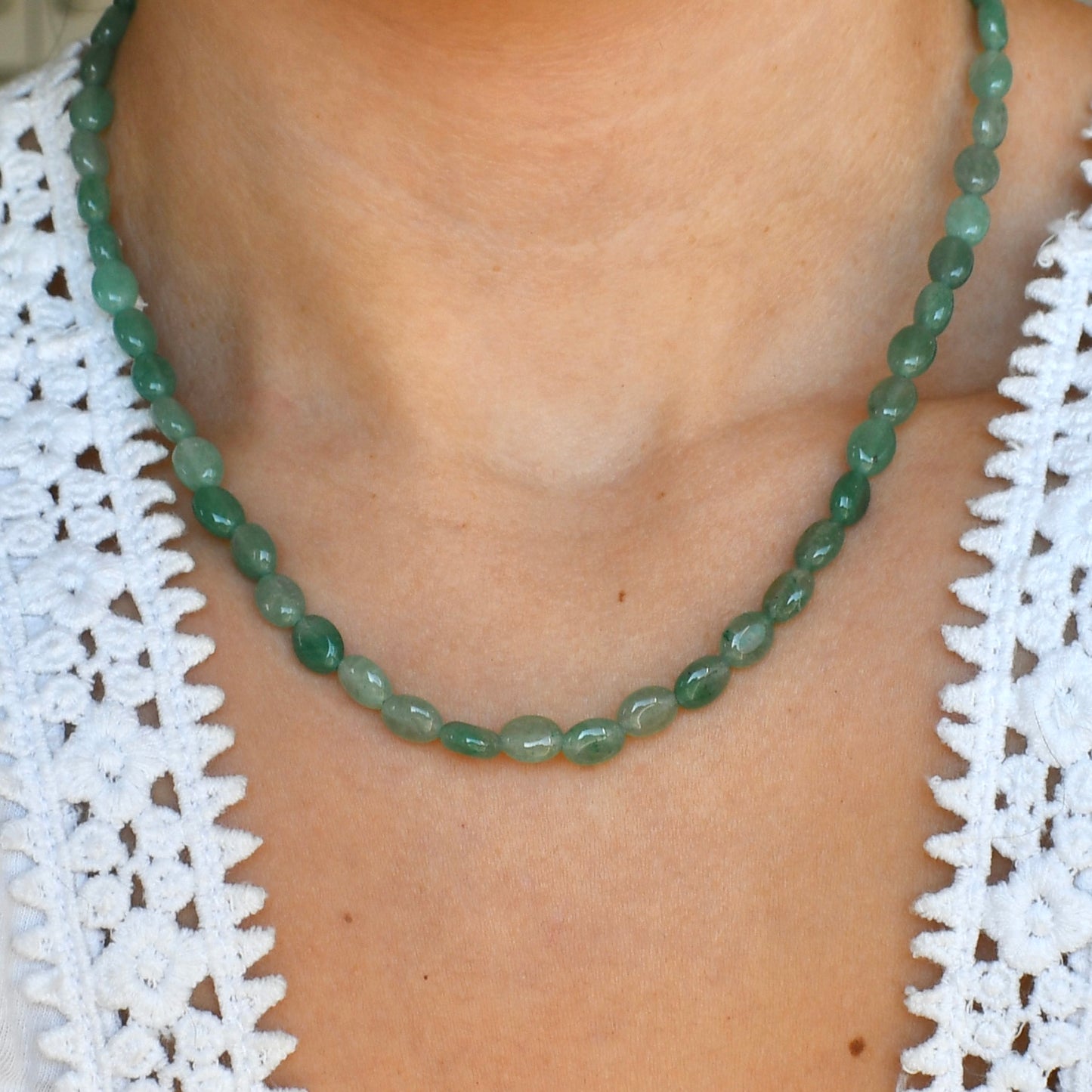Pebble Gemstone Necklace