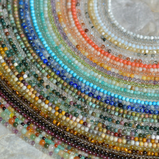 Dainty Gemstone Beaded Necklace