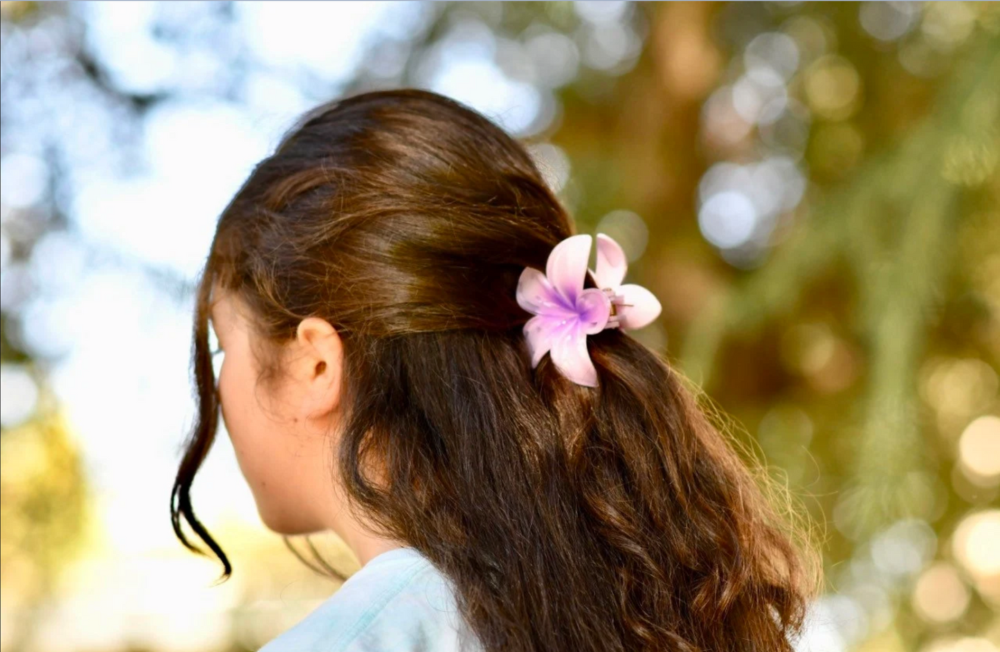 Tropical Flower Hair Claw Clip