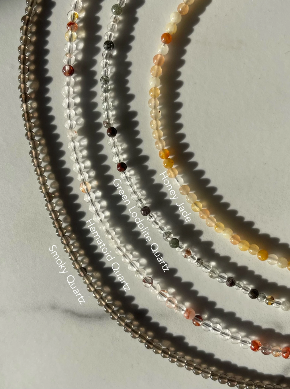 Dainty Gemstone Beaded Necklace