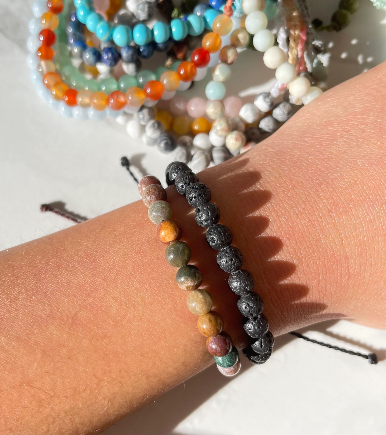 Gemstone Beaded Bracelet/Anklet