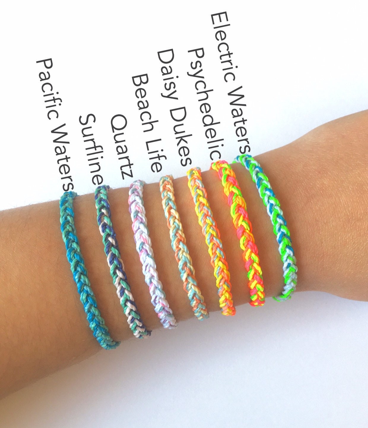 Multicolor Braided String Bracelet/Anklet