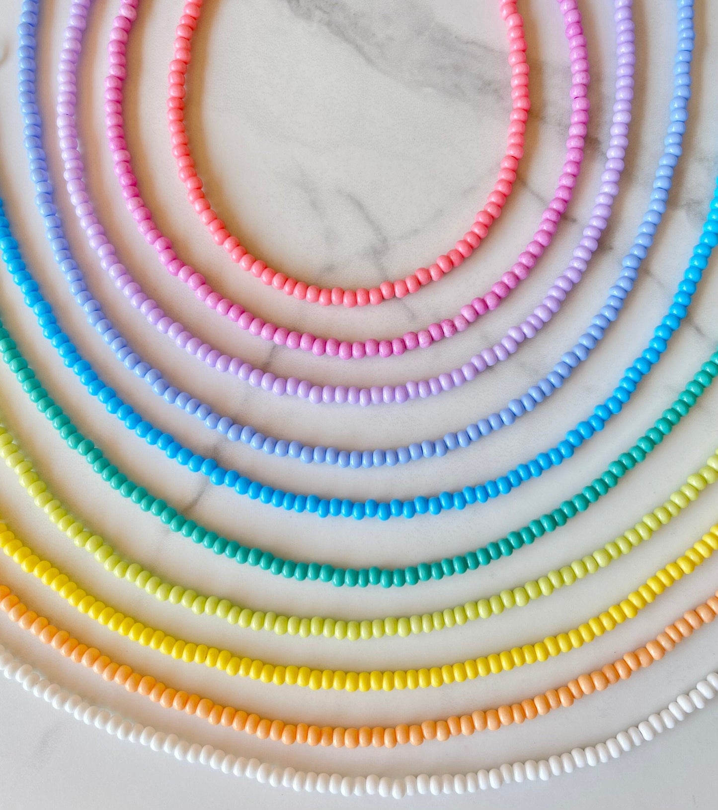 Solid Seed Bead Necklace