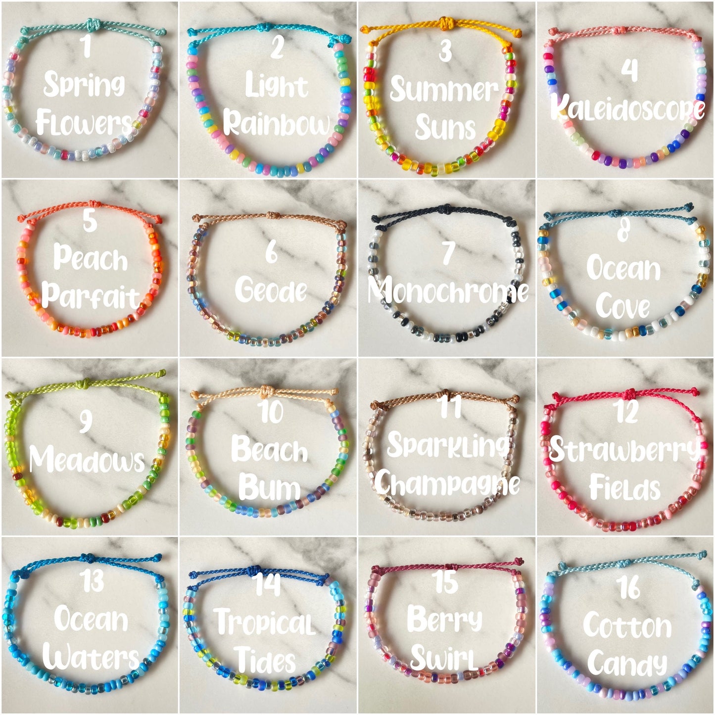 Multicolor Beaded Bracelet/Anklet