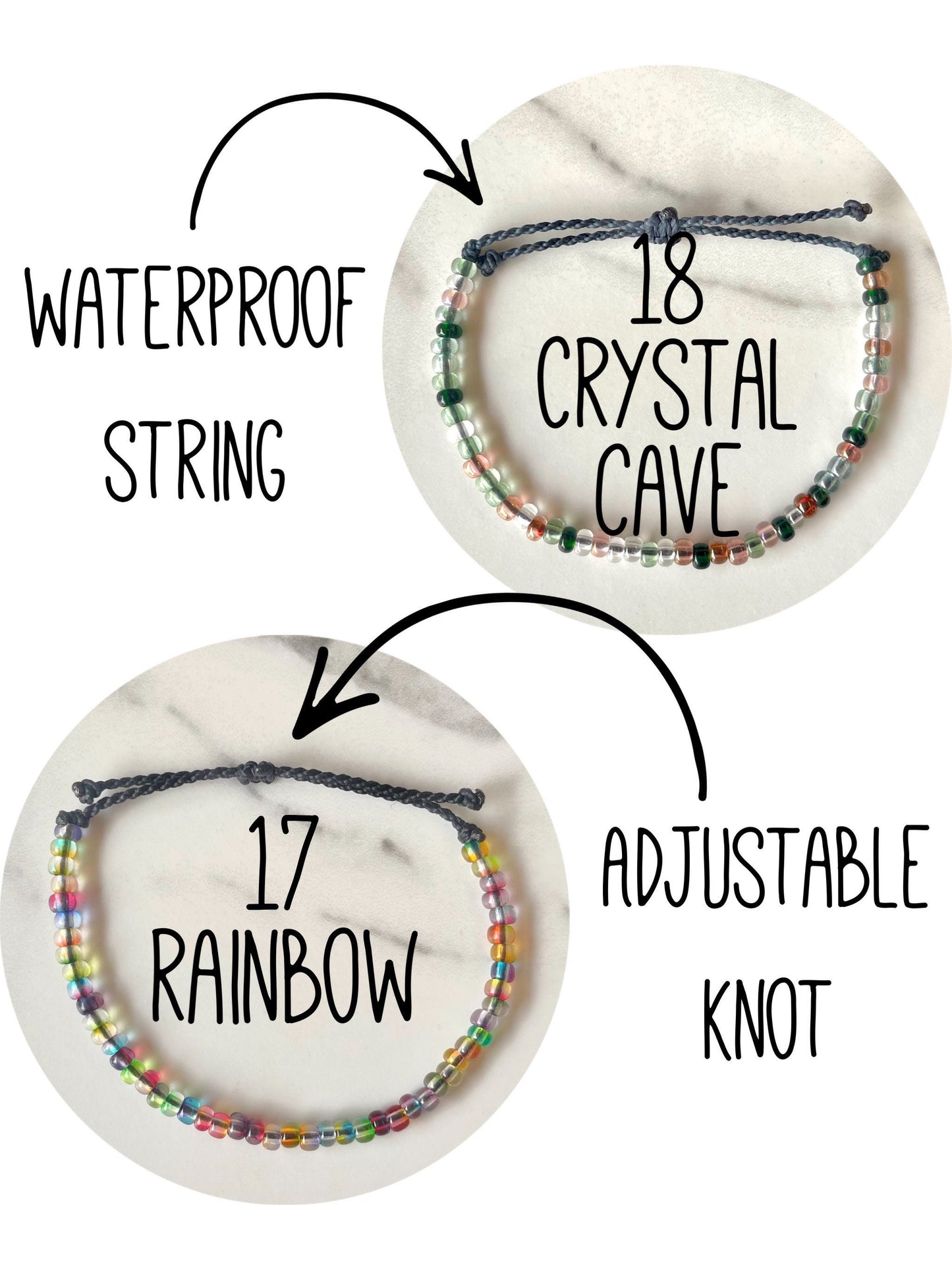 Multicolor Beaded Bracelet/Anklet