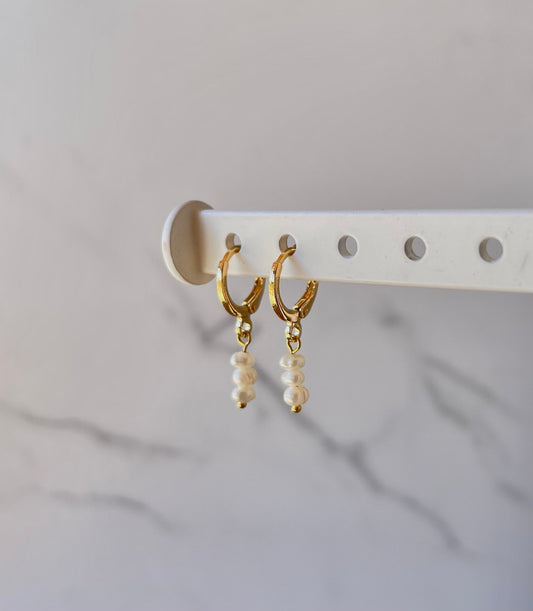 Dainty Pearl Drop Earrings