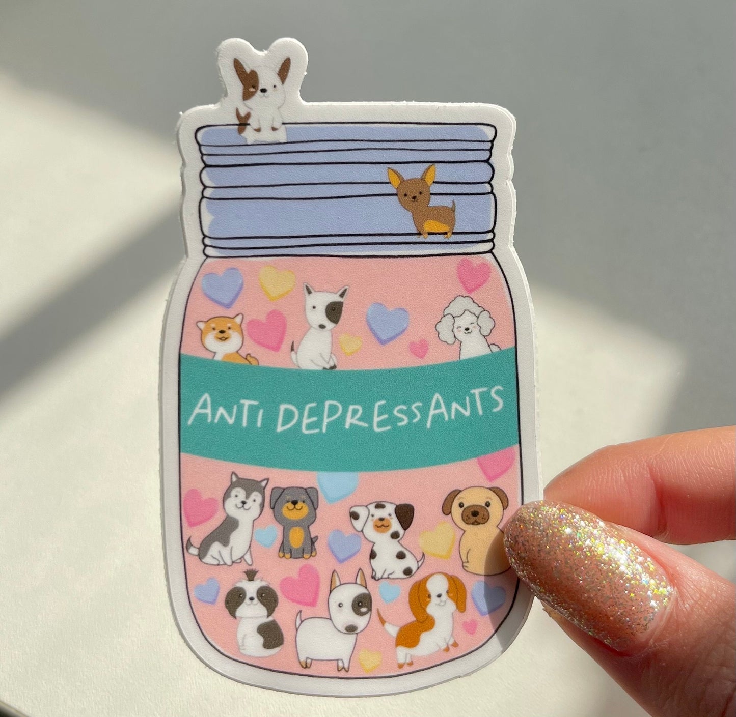 Dog Anti-Depressants Sticker