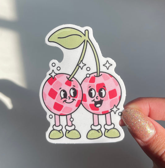 Disco Cherry Sticker