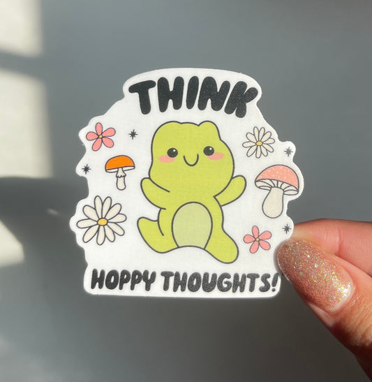 Think Hoppy Thoughts Sticker